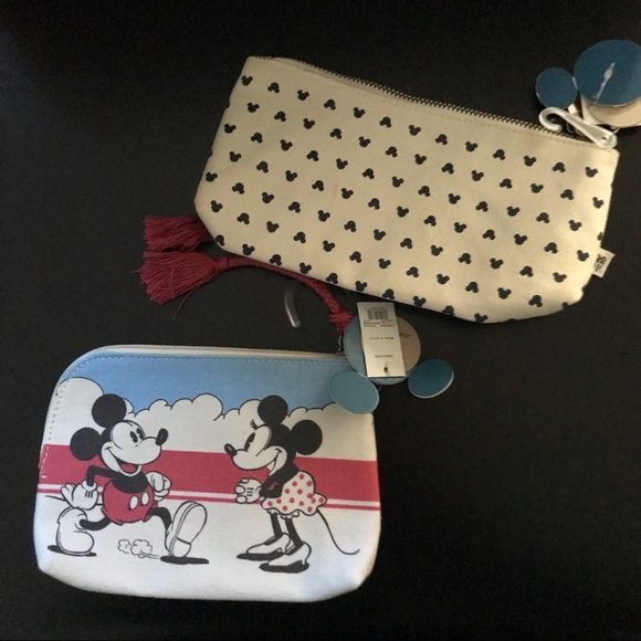 Two Disney Mickey silhouette makeup bags from Junk Food Clothing - Picture 2 of 3